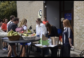 inschrijvingen en gratis fruit